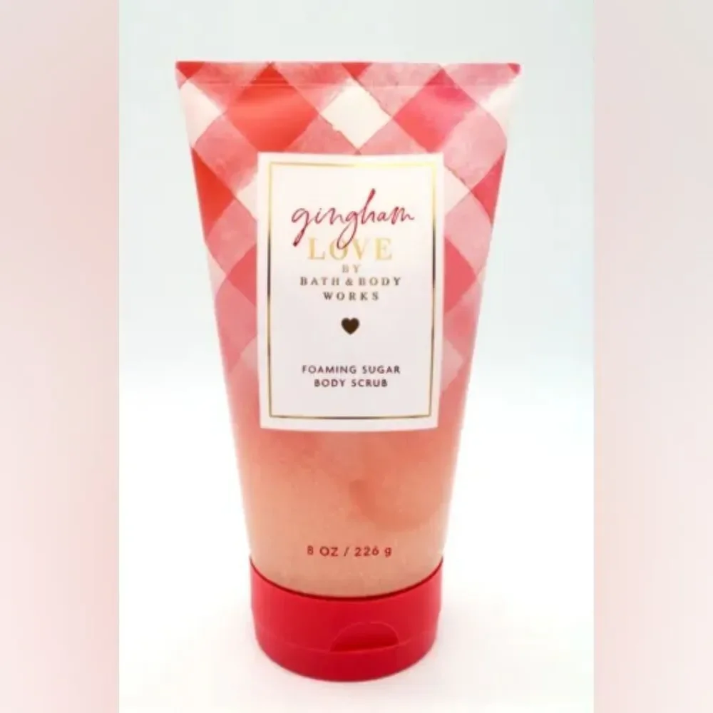 Bundle Bath & Body Works Gingham Love Foaming Sugar Body Scrub & Shower Gel